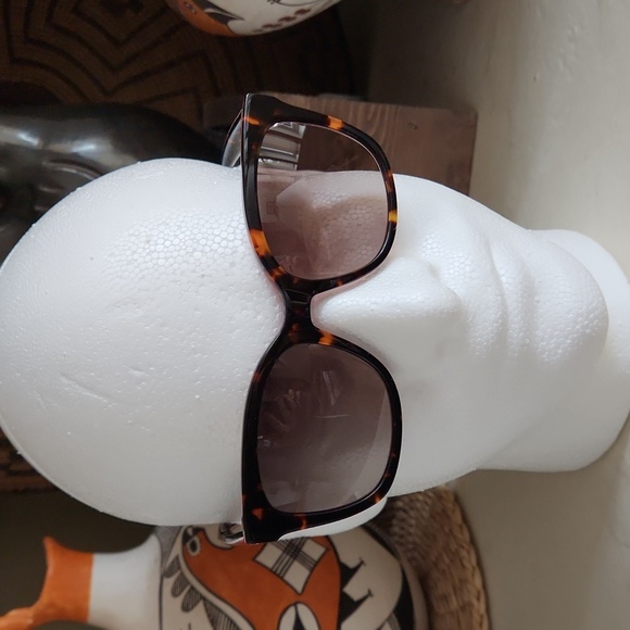 NWT Kate Spade Kiya Havana & Floral Squared Cat Eye Sunglasses 🕶 🩷 - Picture 14 of 16